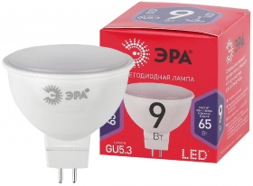 Лампа светодиодная Эра GU5.3 9W 6500K LED MR16-9W-865-GU5.3 R Б0045353