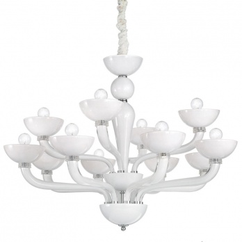 Подвесная люстра Ideal Lux Casanova SP12 Bianco 094052