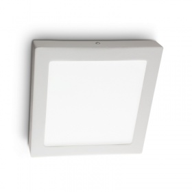 Настенно-потолочный светодиодный светильник Ideal Lux Universal 24W Square Bianco 138657