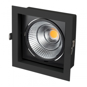 Встраиваемый светильник Arlight CL-KARDAN-S152x152-25W White6000 (BK-BK, 30 deg) 037028