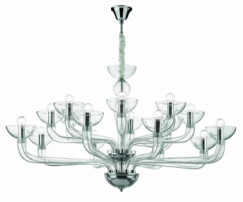 Подвесная люстра Ideal Lux Casanova SP16 Trasparente 044248