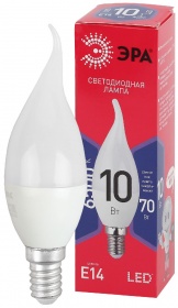 Лампа светодиодная Эра E14 10W 6500K LED BXS-10W-865-E14 R Б0045343