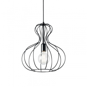 Подвесной светильник Ideal Lux Ampolla-1 SP1 Nero 148502