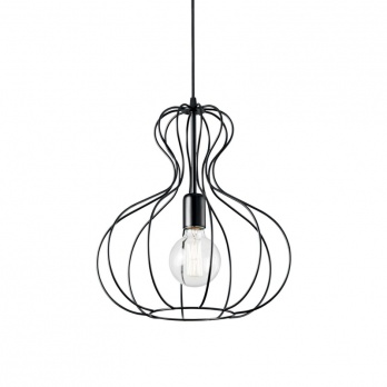 Подвесной светильник Ideal Lux Ampolla-1 SP1 Nero 148502