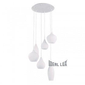 Подвесная люстра Ideal Lux Soft SP6 Bianco 087818