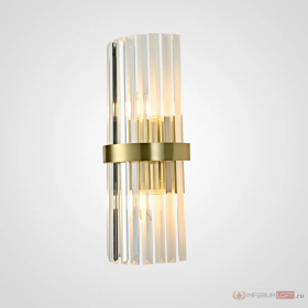 Бра ImperiumLoft Clear Glass Gold metal Wall Lamp 147727-22