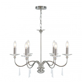 Подвесная люстра Elstead Lighting Finsbury park FP6-POL-NICKEL