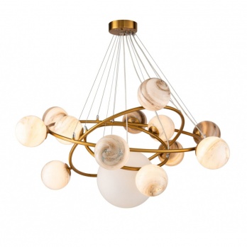 Подвесная люстра Delight Collection Planet KG1122P-13A brass