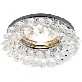 Встраиваемый светильник Ambrella Light Crystal K206 CL/CH