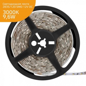 Светодиодная лента Gauss 9,6W/m 120LED/m 2835SMD теплый белый 5M 355000110