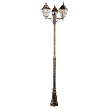 Парковый светильник Arte Lamp Madrid A1542PA-3BN