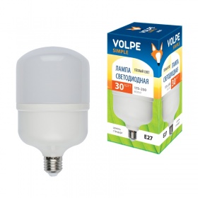 Лампа LED сверхмощная (10810) Volpe E27 30W (260W) 3000K M80 LED-M80-30W/WW/E27/FR/S