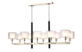 Люстра на штанге Crystal Lux MAESTRO SP-PL10 L1100 GOLD