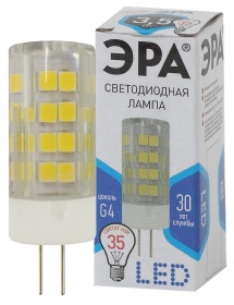 Лампа светодиодная Эра G4 3,5W 4000K LED JC-3,5W-220V-CER-840-G4 Б0027856