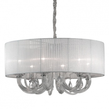 Подвесная люстра Ideal Lux Swan SP6 Bianco 035826