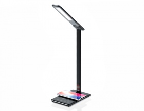 Настольная лампа с беспроводной зарядкой и USB портом Ambrella Light Desk DE582