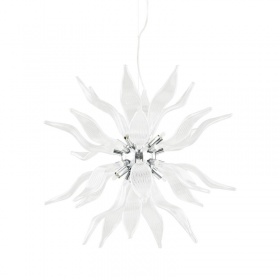 Подвесной светильник Ideal Lux Leaves SP8 Bianco 111957