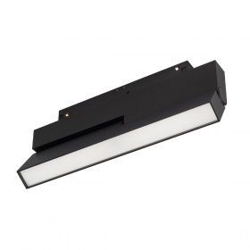 Трековый магнитный светильник Arlight MAG-ORIENT-FLAT-FOLD-S230-12W Day4000-MIX (BK, 80 deg, 48V, DALI) 041870