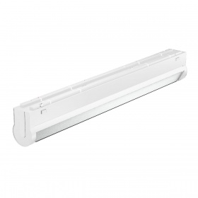 Трековый магнитный светильник Arlight MAG-VIBE-FLAT-TURN-L305-12W Warm3000 (WH, 110 deg, 48V) 044448