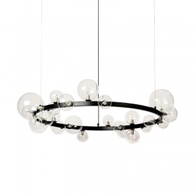 Подвесной светильник Delight Collection Art Deco Bubble 8828P/L black/clear