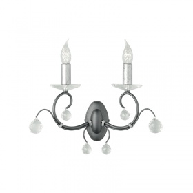 Бра Elstead Lighting Lunetta LUN 2 BLK/SIL